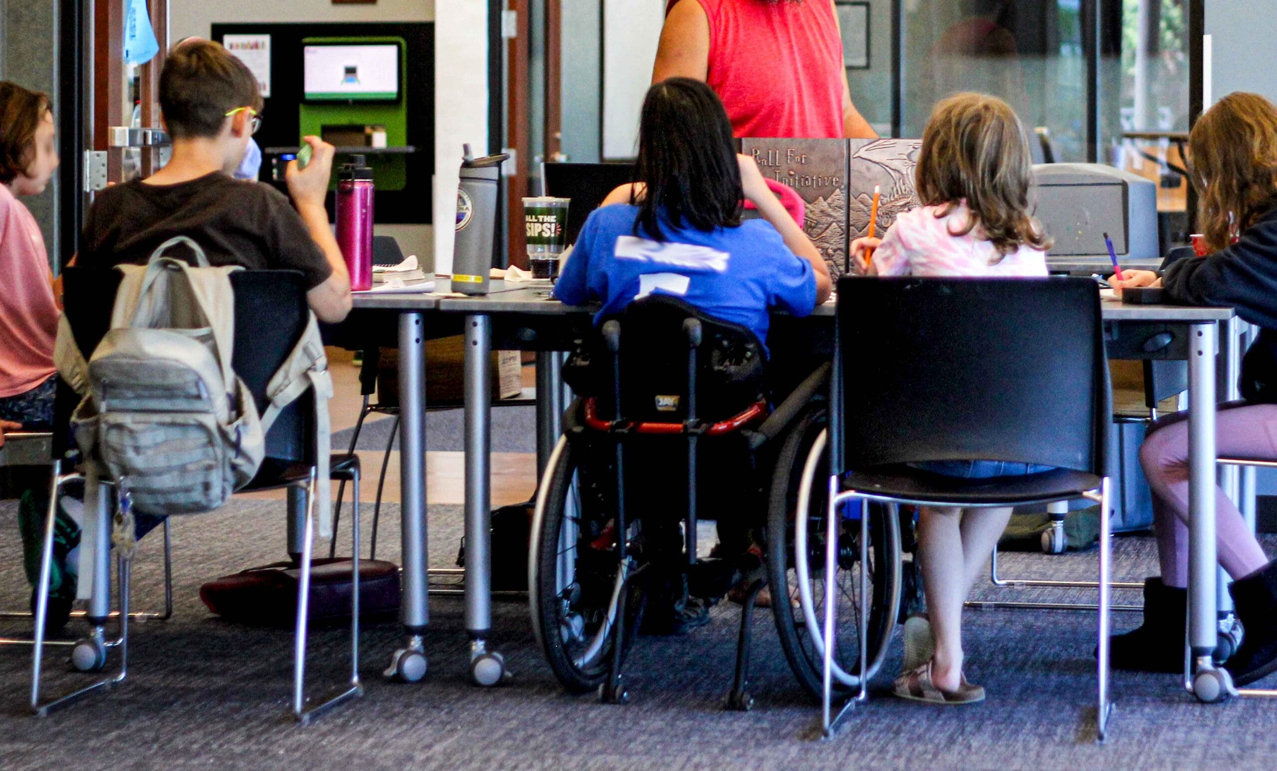 Children from FWASH playing Dungeons and Dragons